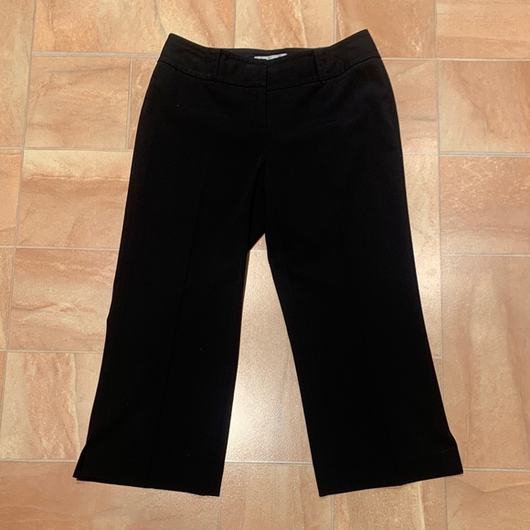 Caslon Pants - Caslon Women's Petite Black Cropped Business Work Dress Slacks Pants